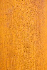Detail of modern architecture corten building.