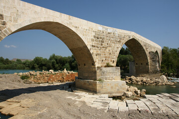 Koprucay Bridge, located in Antalya, Turkey, was built during the Seljuk period.