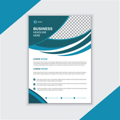 Obraz premium Flyer design template