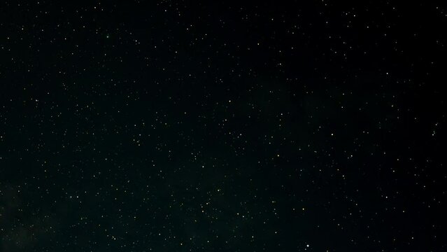 In late January through early Feruary, 2023 the rare green comet C/2022 E3 (ZTF) passed near Polaris. This timelapse video shows the comet moving past the stars as they spin around the north star.