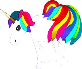 Magical Unicorn! Bring some magic to your home with this cute illustration