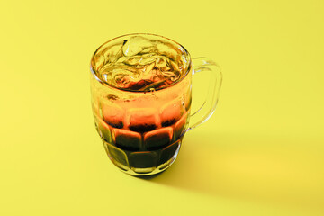 glass of chai soda