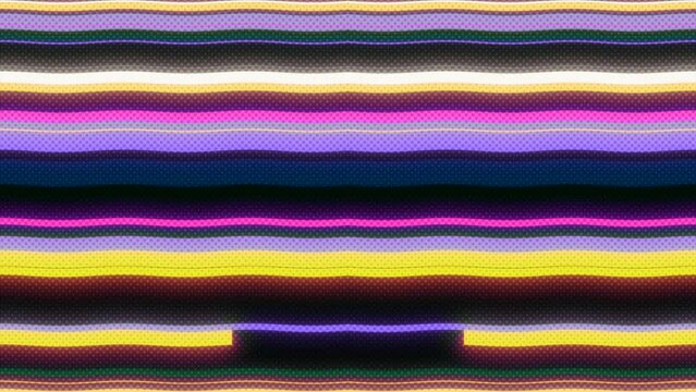 Shimmering wavy lines Minimal design featuring diagonal lines and squares. 