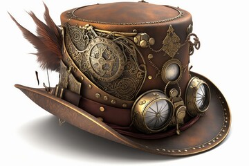 steampunk hat, ai