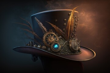 steampunk hat, ai