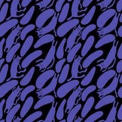 Halloween animals seamless black cats paint markers pattern for wrapping paper and fabrics and linens and kids