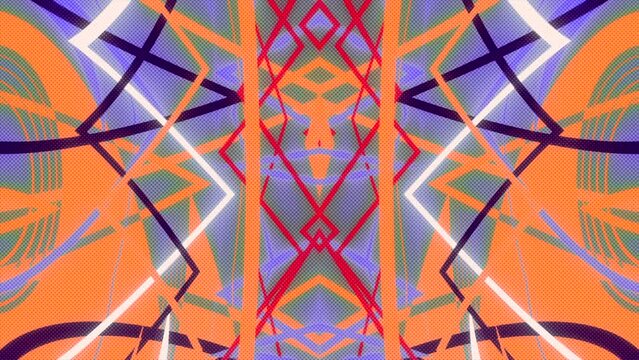 Dynamic geometric composition with rectangles and squares in motion. 