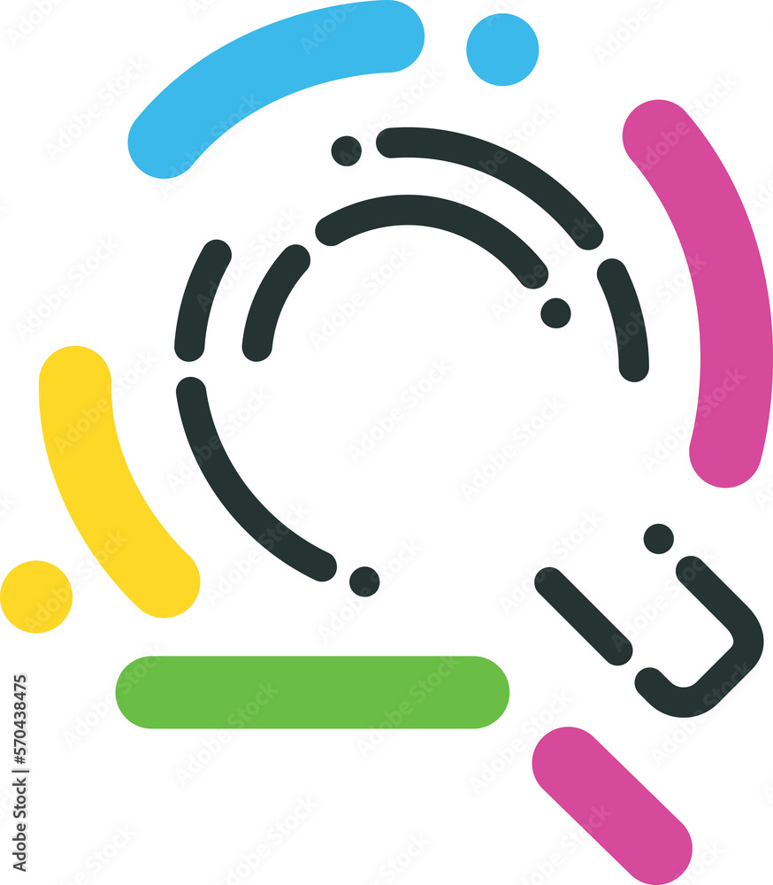 Poster modern style business icon isolated symbol search - png image with transparent background
