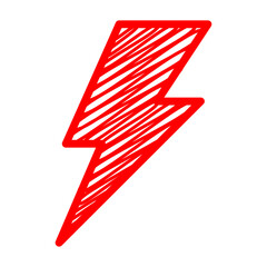 Flash Lightning Vector Icon Illustration