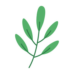 Green Leaf Vector Illustration