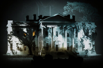 White House, Washington Landmark, Generative AI