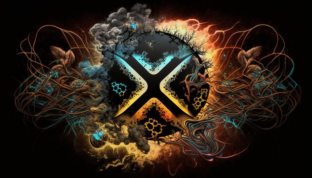 XRP Ripple Cryptocurrency Wallpaper background