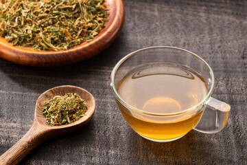 Dysphania ambrosioides - Medicinal paicol hot drink. Infusion