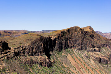The power of nature: The majestic rise of a volcanic mountain