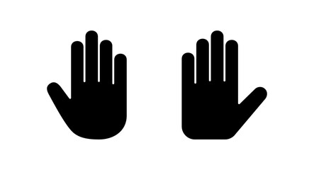 Fototapeta na wymiar Hand icon vector illustration. hand sign and symbol. hand gesture