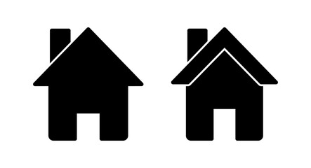 Home icon vector illustration. House sign and symbol