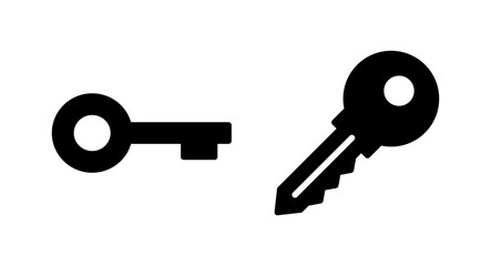 Key icon vector illustration. Key sign and symbol.