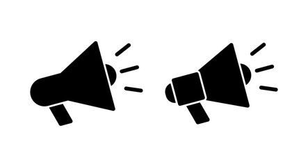 Megaphone icon vector illustration. Loudspeaker sign and symbol