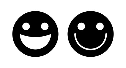 smile icon vector illustration. smile emoticon icon. feedback sign and symbol