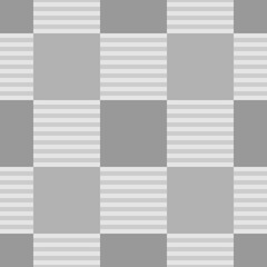 Geometric linear ornate. Checks seamless pattern. Checkered ornament. Squares illustration. Tiles wallpaper. Ethnic motif. Lines background. Digital paper. Strokes textile print. Vector work.