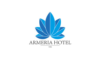 abstract flower logo