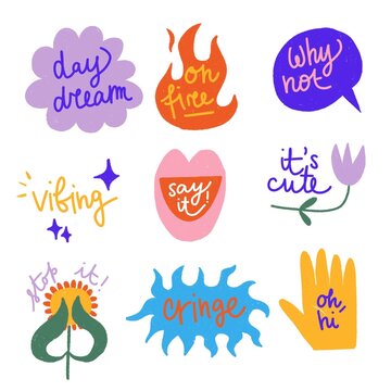 Sticker Icons for Moods and Reactions