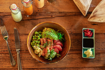 salad with vegetables