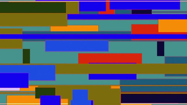 Dynamic geometric lines and rectangles in modern neon color scheme. 