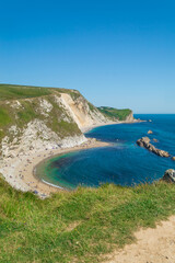 Durdle Door beach in the Jurassic Coast, England