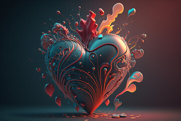abstract heart 