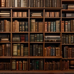 old books in The shelves