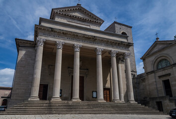 Landscape of San Marino, one of the smallest countries in the world