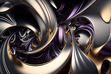 purple abstract background, Generative AI