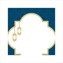 Islamic Shape Ornament Frame