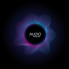 Music audio spectrum