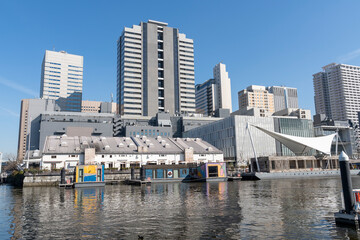 東京品川　オフィスビルの風景