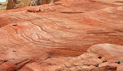 Red surface of rock - Valley of Fire State Park, Nevada