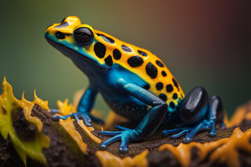 Obraz premium frog on the ground