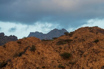 saudi arabian mountain landscape 