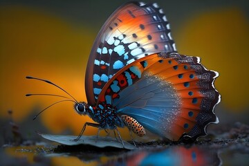 Beautiful Butterfly created using AI Generative Technology