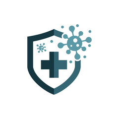 Virus protection logo images illustration