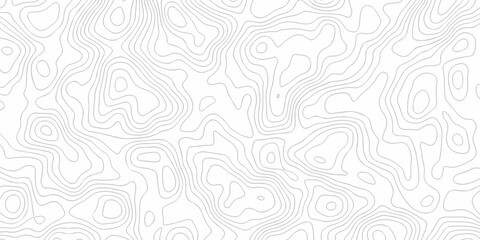 Topographic map. Geographic mountain relief. Abstract lines background. Contour maps. Vector illustration, Topo contour map on white background, Topographic contour lines vector map seamless pattern.