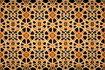 Chic Arabic Pattern for Marketing Materials, Generative AI