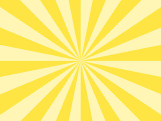 サンバーストの背景イラスト―放射線
