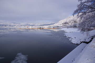 雪の湖畔　K3CP7849