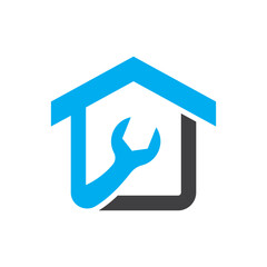 House repair logo images illustration