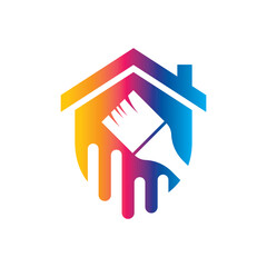 Paintbrush logo images illustration