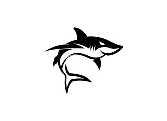 Shark logo Vector Illustration design template