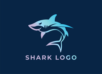 Shark logo Vector Illustration design template