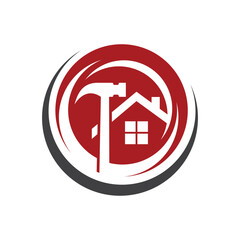 House repair logo images illustration